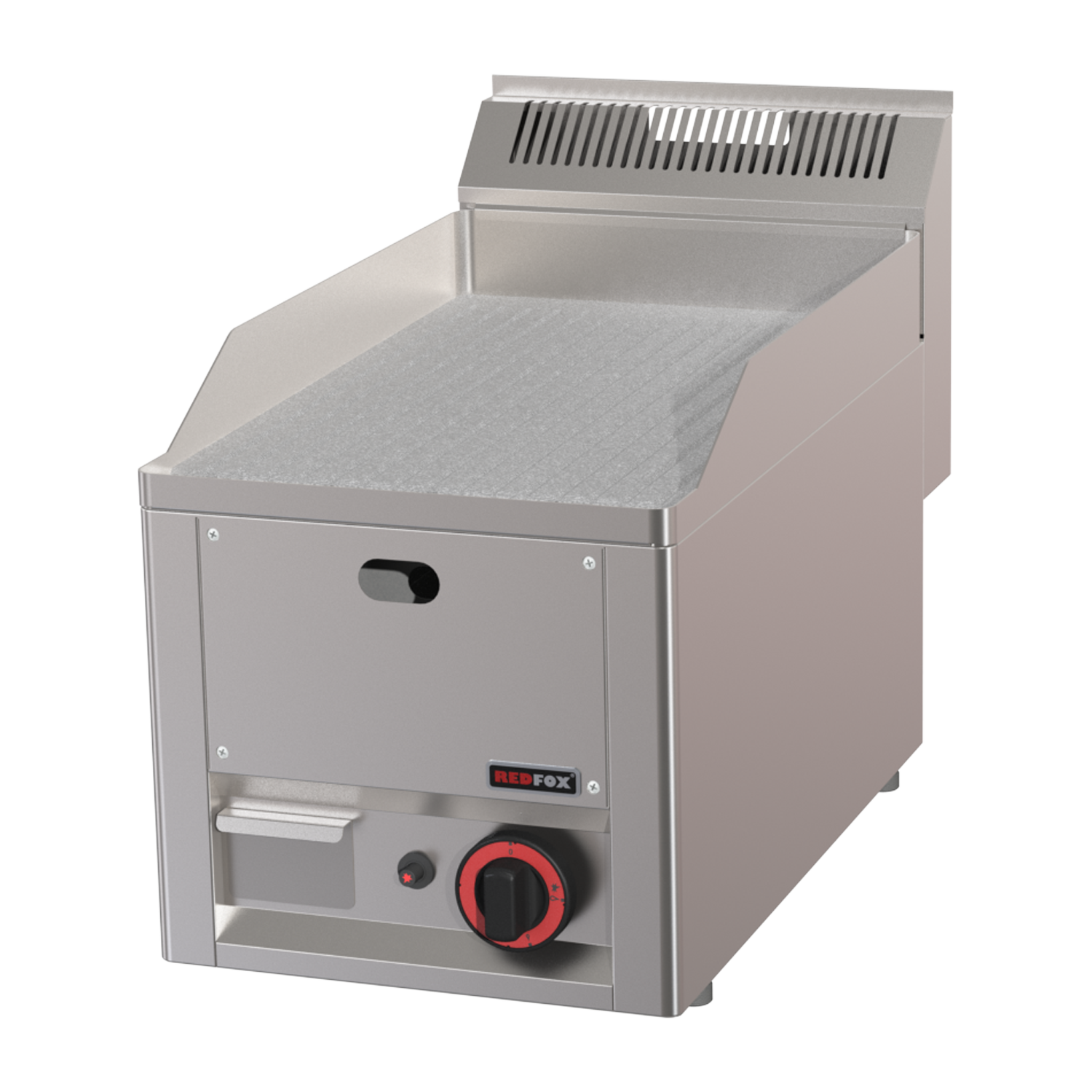 Grillplatte 32×48 Gas Durable Chrome geriffelt ohne Unterbauten | REDFOX – FTRC 30 GL