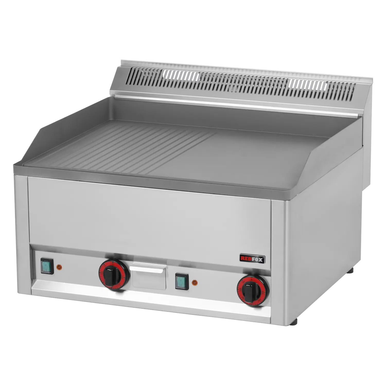 Grillplatte 65×48 elektrisch kombiniert ohne Unterbauten 400 V | REDFOX – FTHR 60 EL