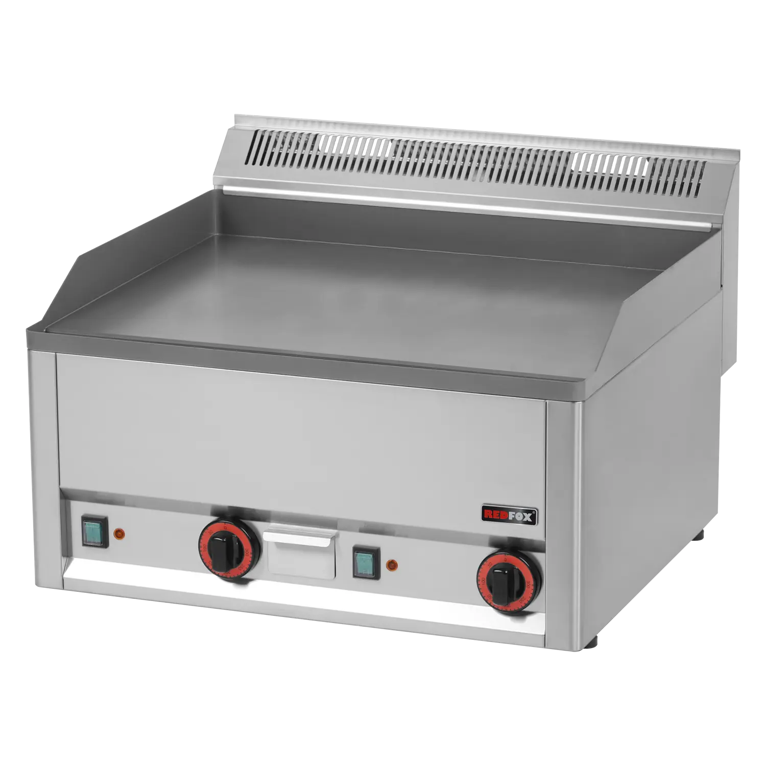 Grillplatte 65×48 elektrisch glatt ohne Unterbauten 400 V | REDFOX – FTH 60 EL