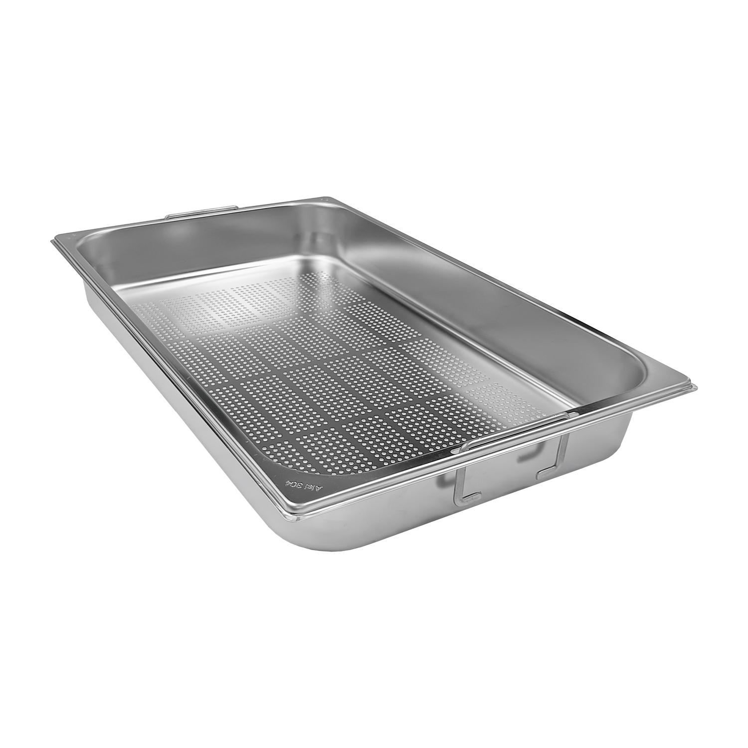 GN-Behälter gelocht GN 1/1 – 65 Fallgriff Edelstahl | REDFOX – GND 1/1-65 U