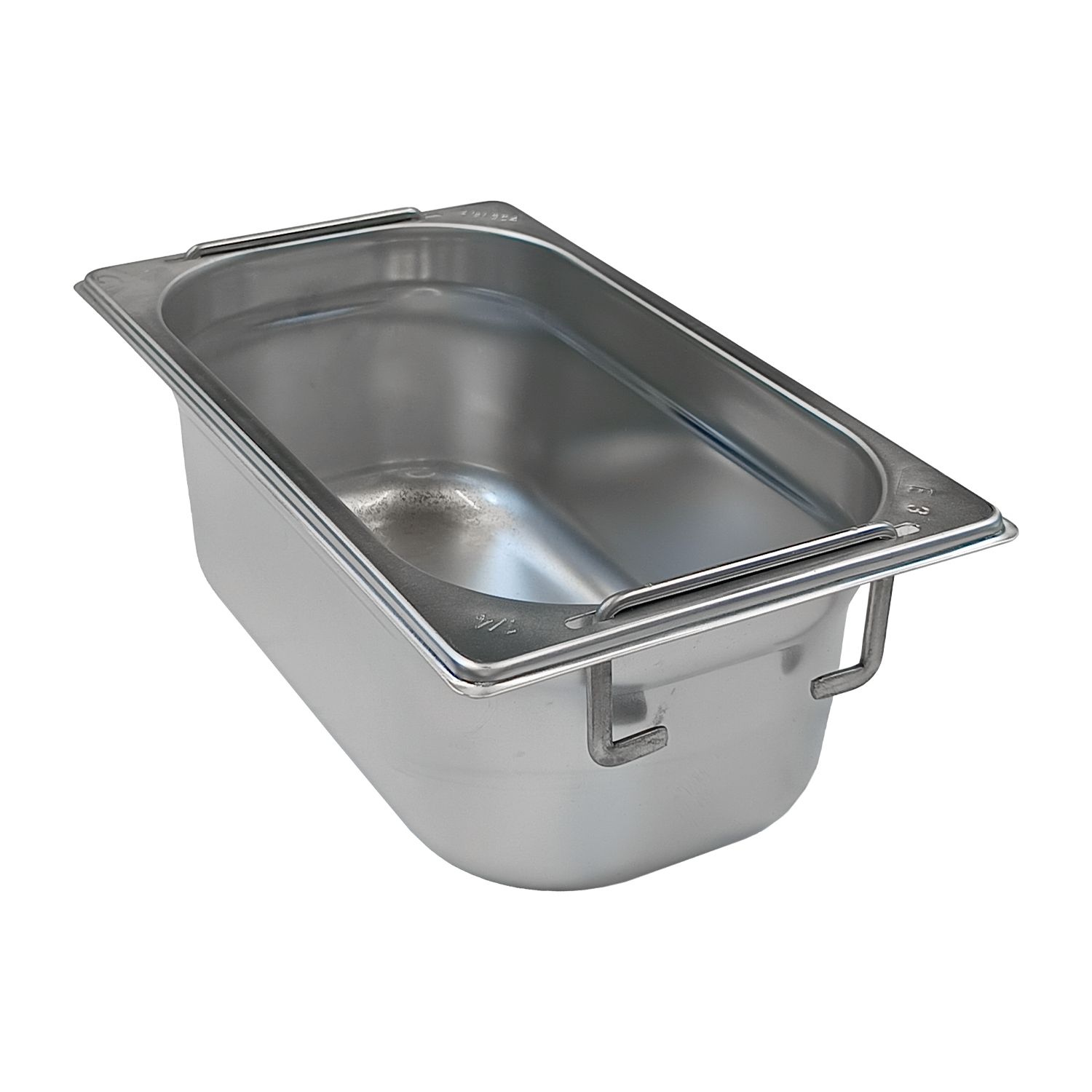 GN-Behälter GN 1/4 – 100 Fallgriff Edelstahl | REDFOX – GN 1/4-100 U