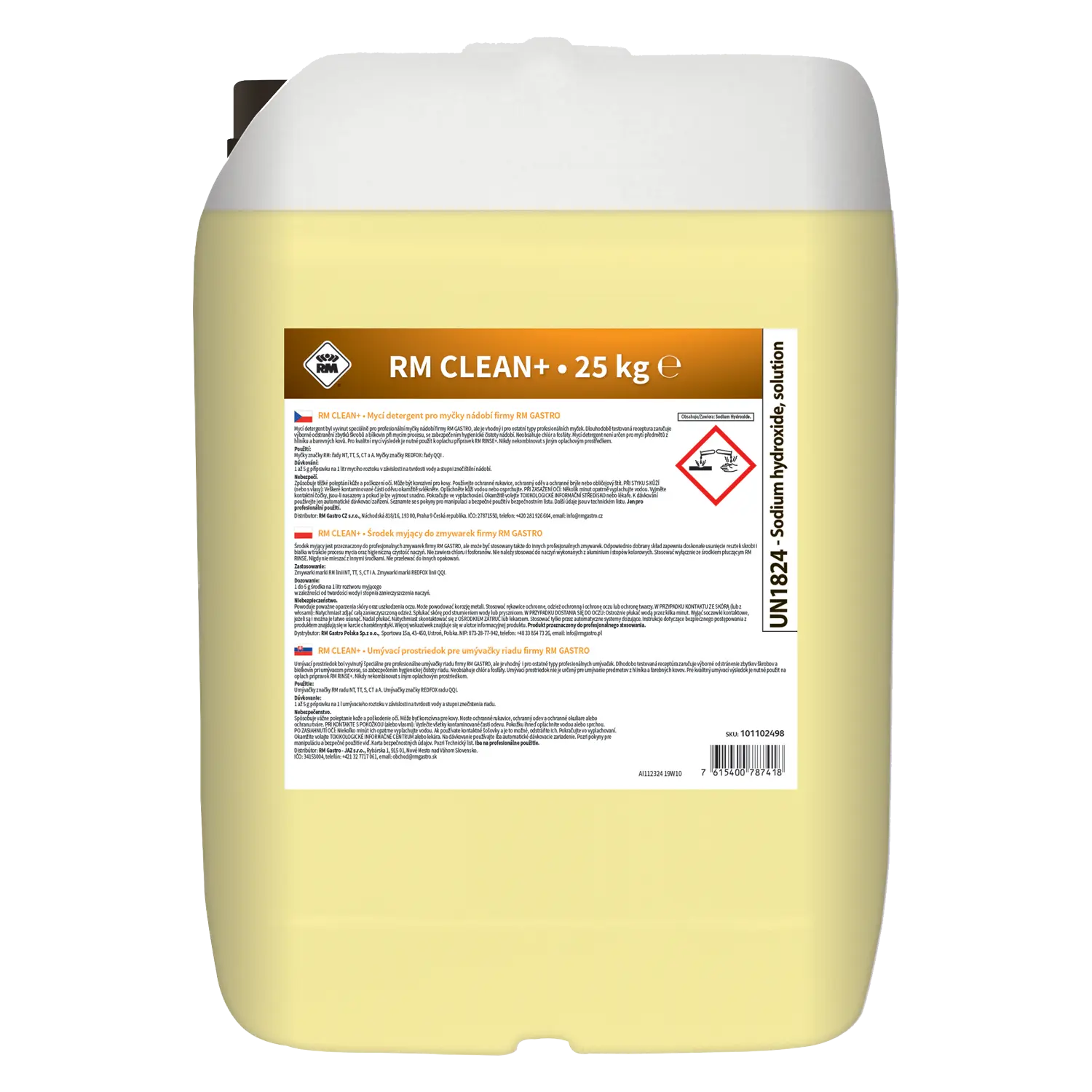 Spülmittel für Geschirrspüler 25 kg | RM + REDFOX – RM Clean+ 25 kg