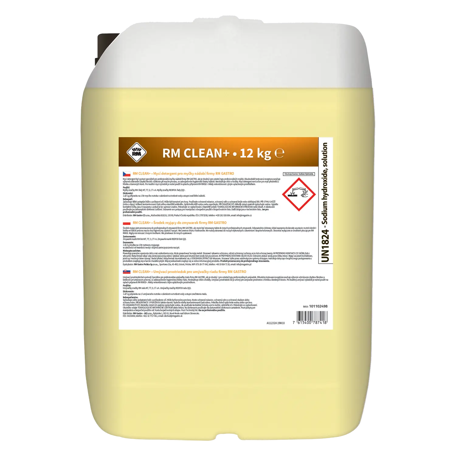 Spülmittel für Geschirrspüler 12 kg | RM + REDFOX – RM Clean+ 12 kg
