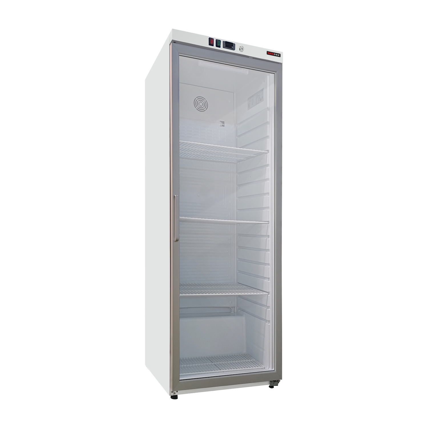 Kühlschrank 570 l, Glastür Türen, weiß | REDFOX – DRR 600/G