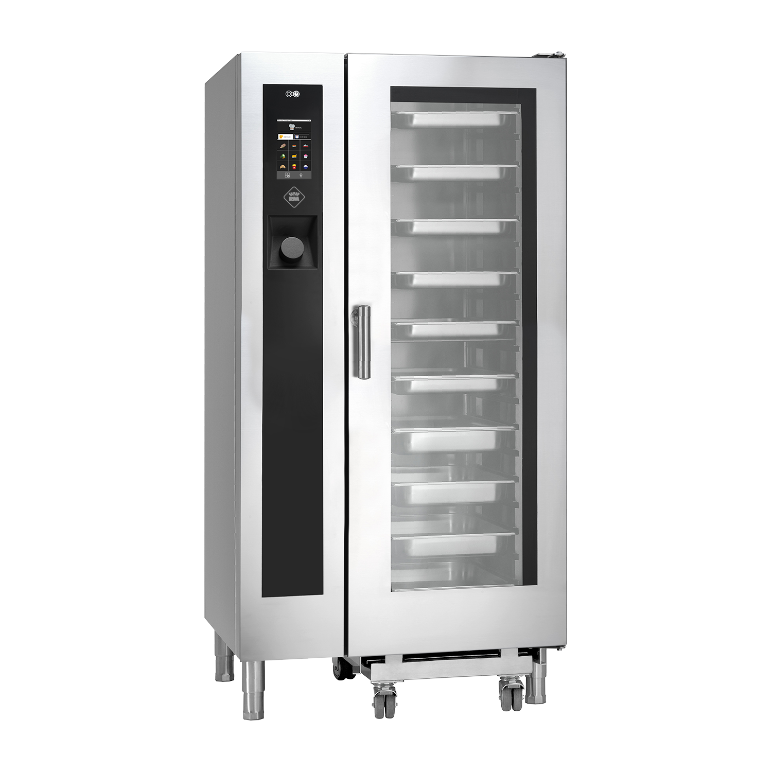Kombidämpfer elektrisch 20x GN 1/1 Einspritzung, Touchdisplay farbig Display, rechte Tür | REDFOX – MPD 2011 ERAM