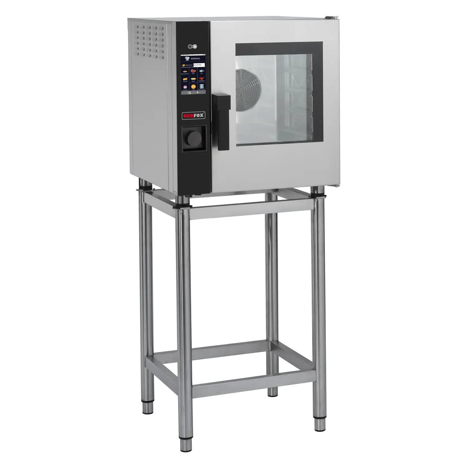 Kombidämpfer elektrisch 5x GN 2/3 Einspritzung Touchdisplay farbig rechte Tür | REDFOX – MPD 0523 ER