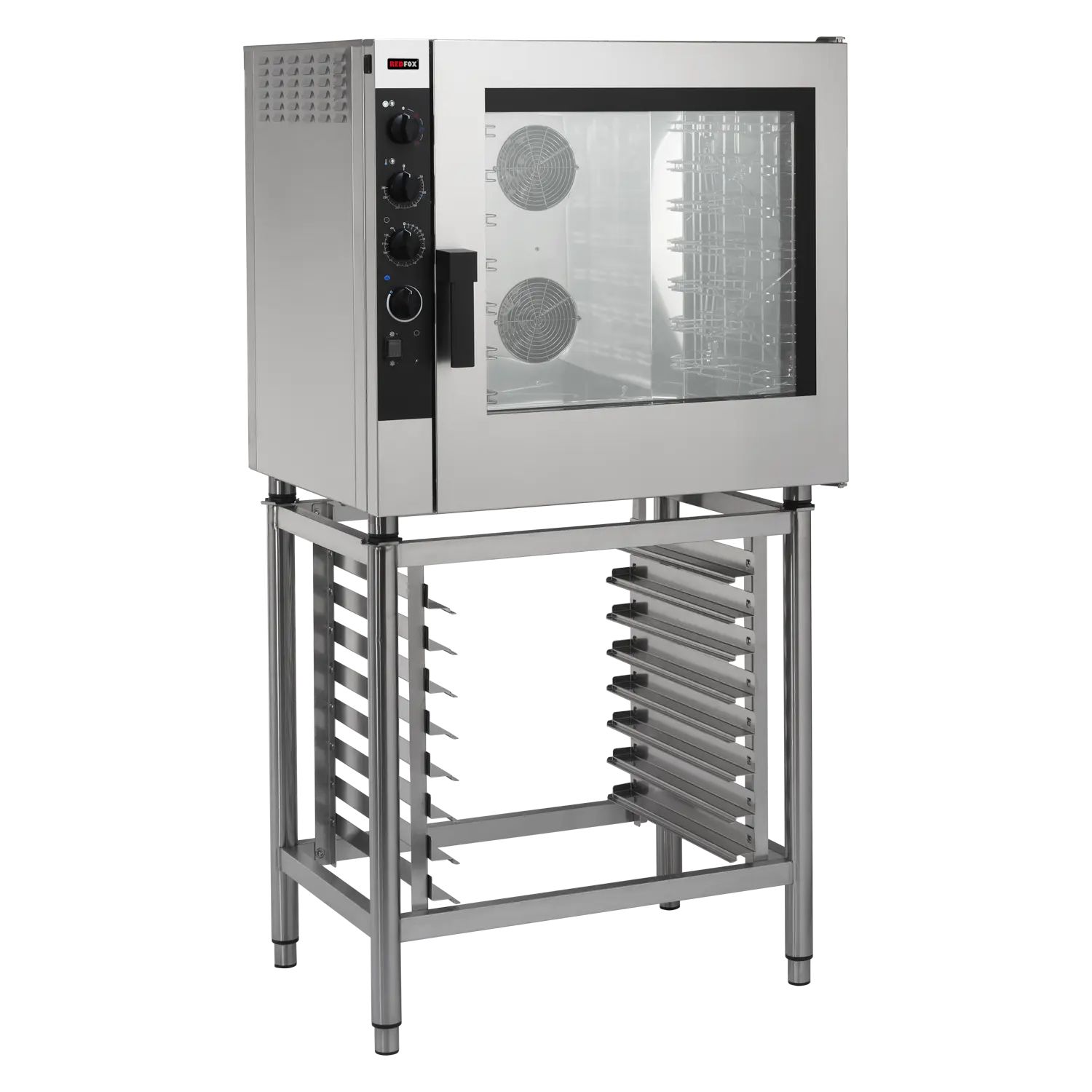 Kombidämpfer elektrisch 7x GN 1/1 manuell, Einspritzung 400 V | REDFOX – EPM 0711 E