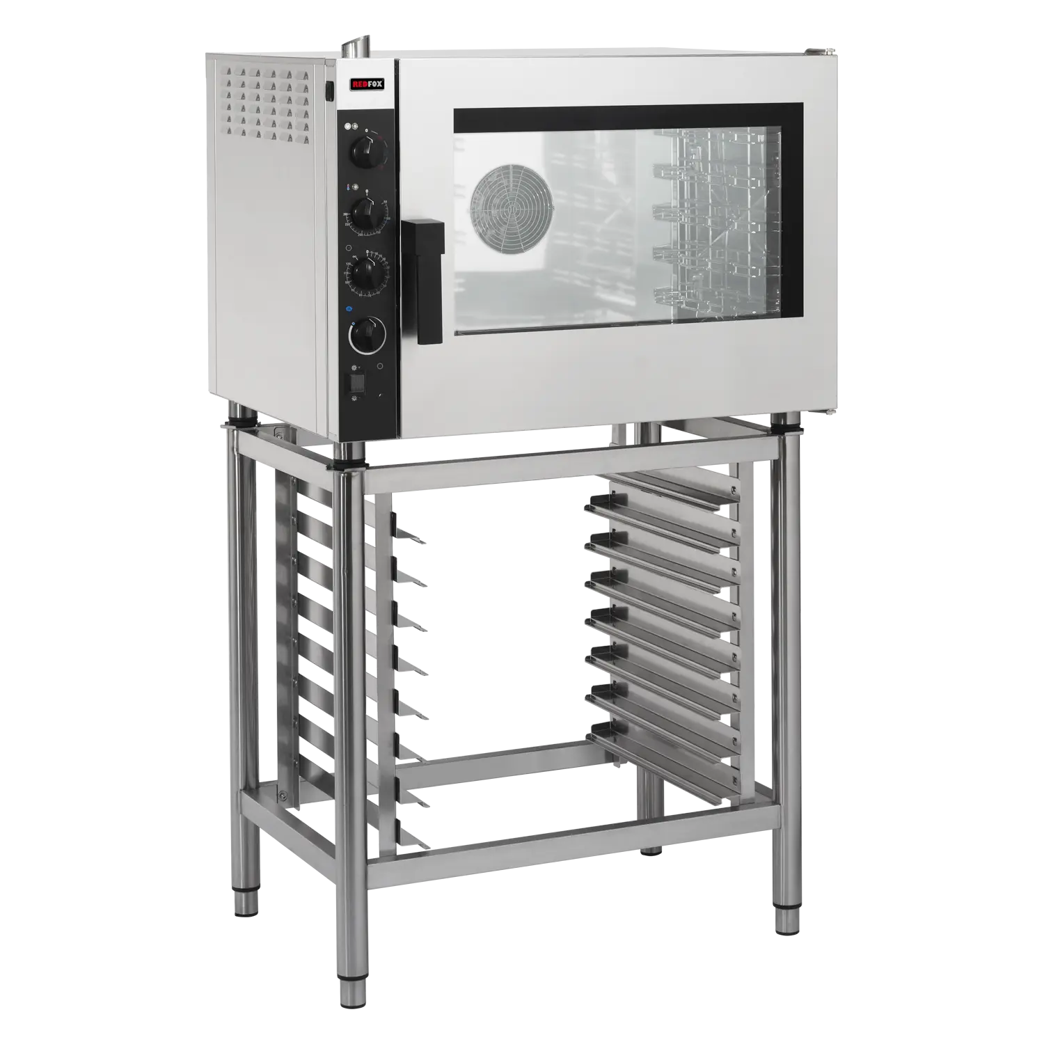Kombidämpfer elektrisch 5x GN 1/1 manuell, Einspritzung 400 V | REDFOX – EPM 0511 E