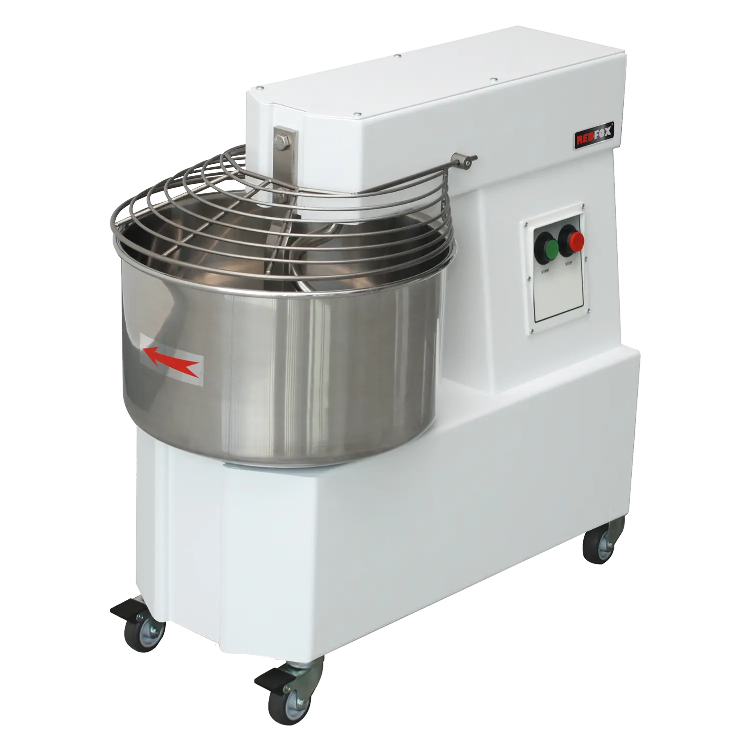 Teigkneter 1 Geschwindigkeit nicht abnehmbarer Behälter 33 l 400 V | REDFOX – HTF 33 T