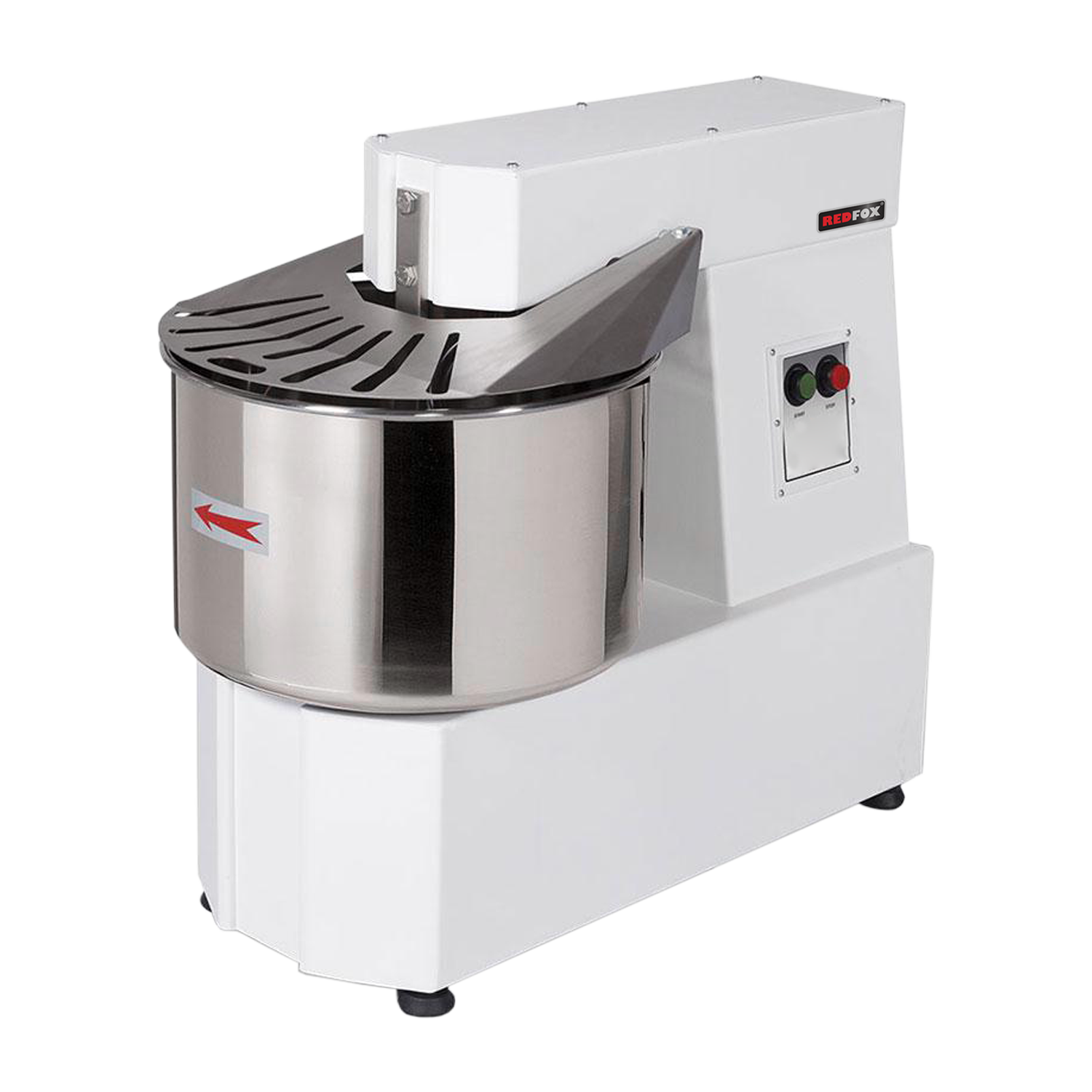 Teigkneter 1 Geschwindigkeit nicht abnehmbarer Behälter 15 l 230 V | REDFOX – HTF 15