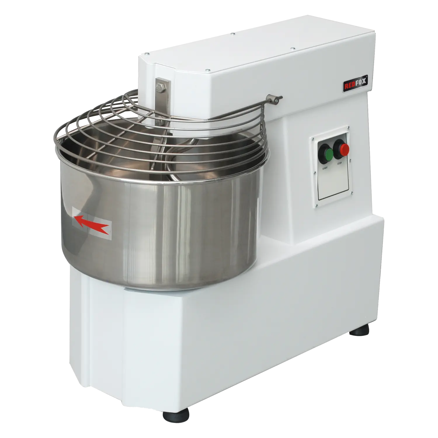 Teigkneter 1 Geschwindigkeit nicht abnehmbarer Behälter 10 l 230 V | REDFOX – HTF 10