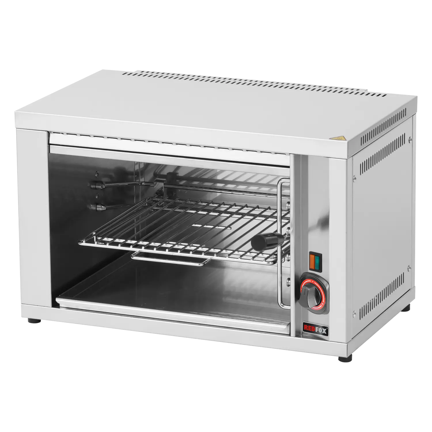 Salamander manuell 1 Einschub verstellbares Gitterrost 230 V | REDFOX – SE 40 M