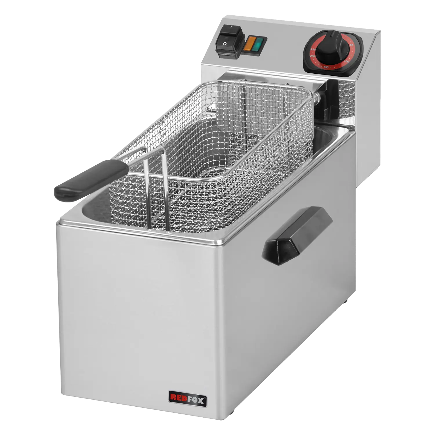 Fischfritteuse elektrisch 0,75 kW/l, 8 l Tisch 230 V | REDFOX – FE 08