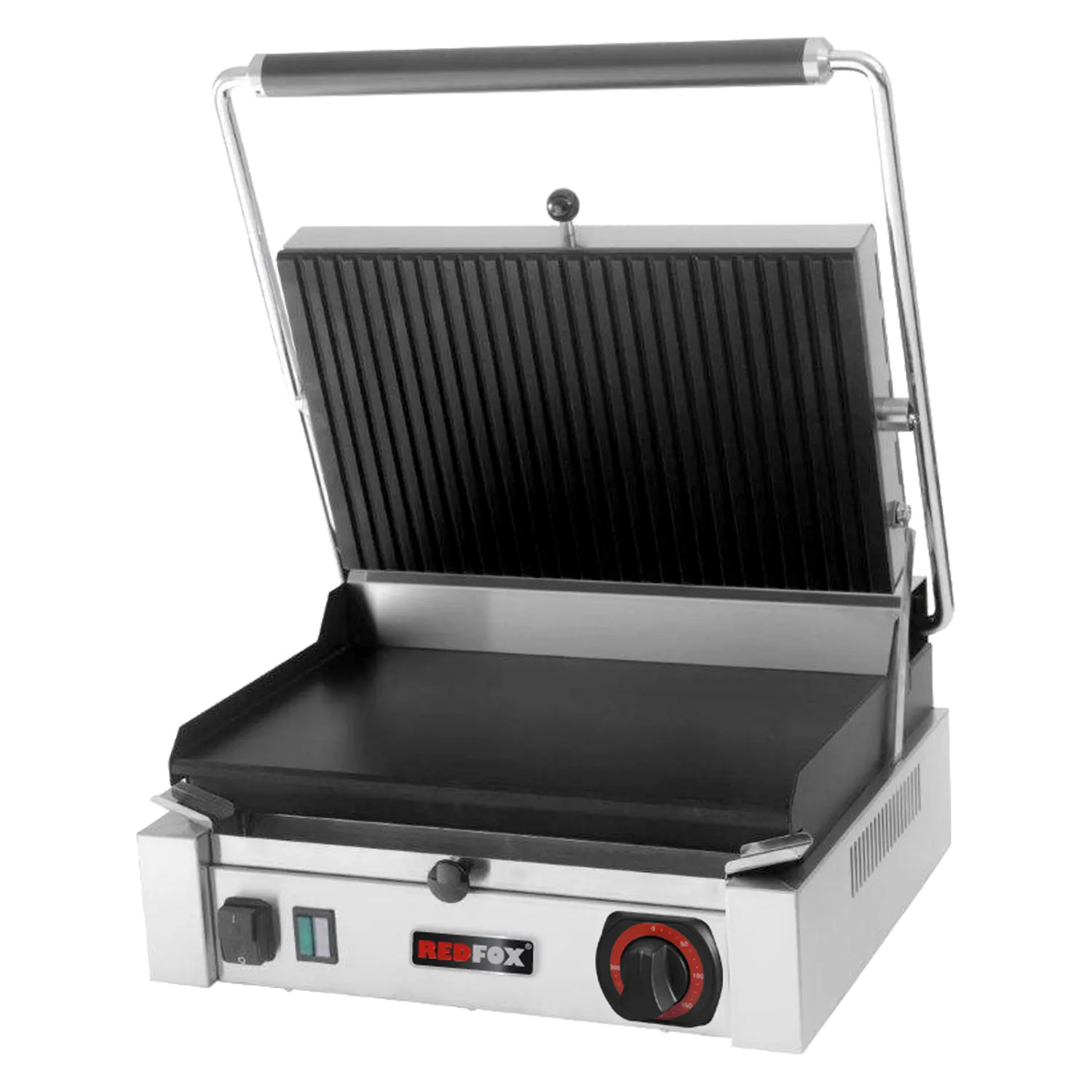 Kontaktgrill glatt elektrisch 41×41 Teflon 230 V | REDFOX – PM 2015 LTF