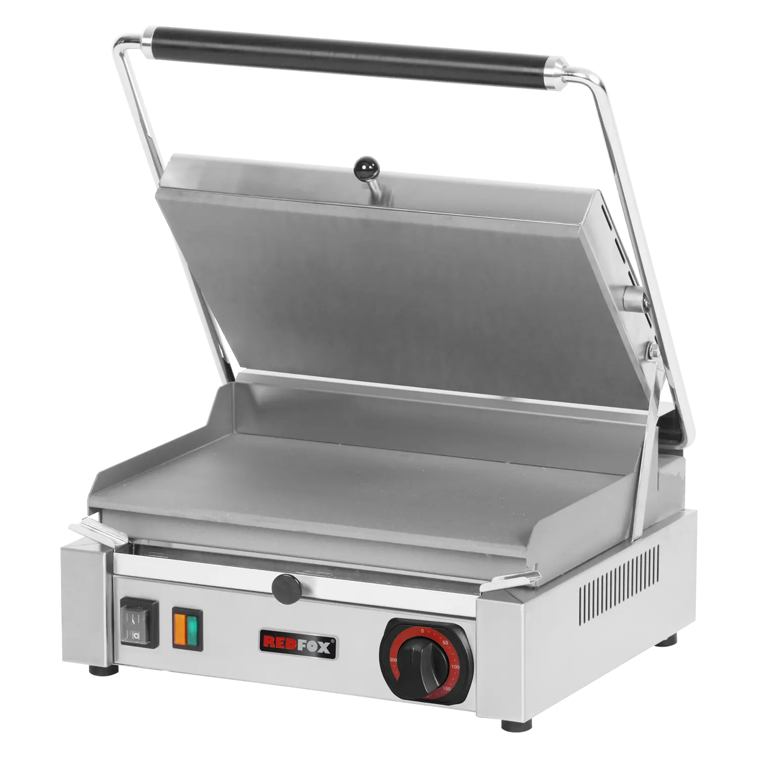 Kontaktgrill glatt elektrisch oben glatte Deckplatte 37×24 230 V | REDFOX – PM 2015 LL