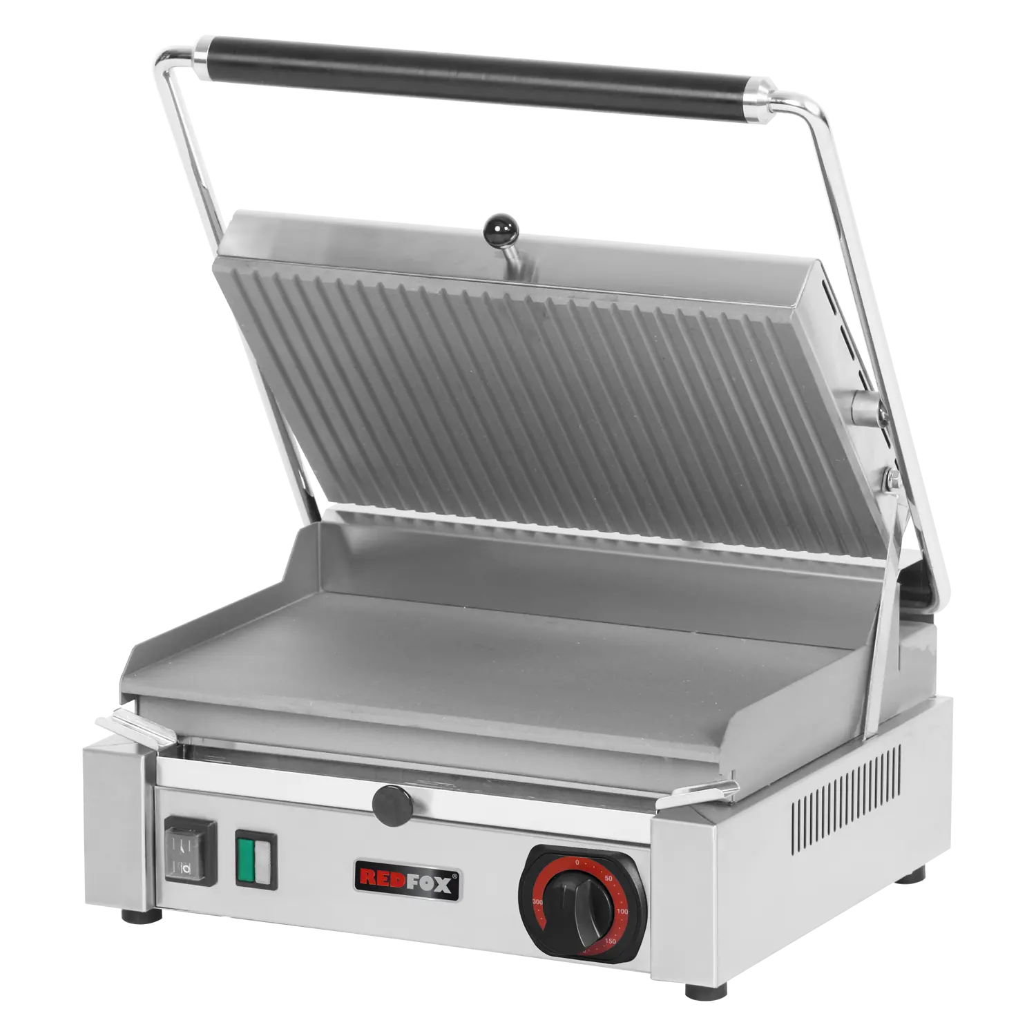 Kontaktgrill glatt elektrisch 37×24 230 V | REDFOX – PM 2015 L