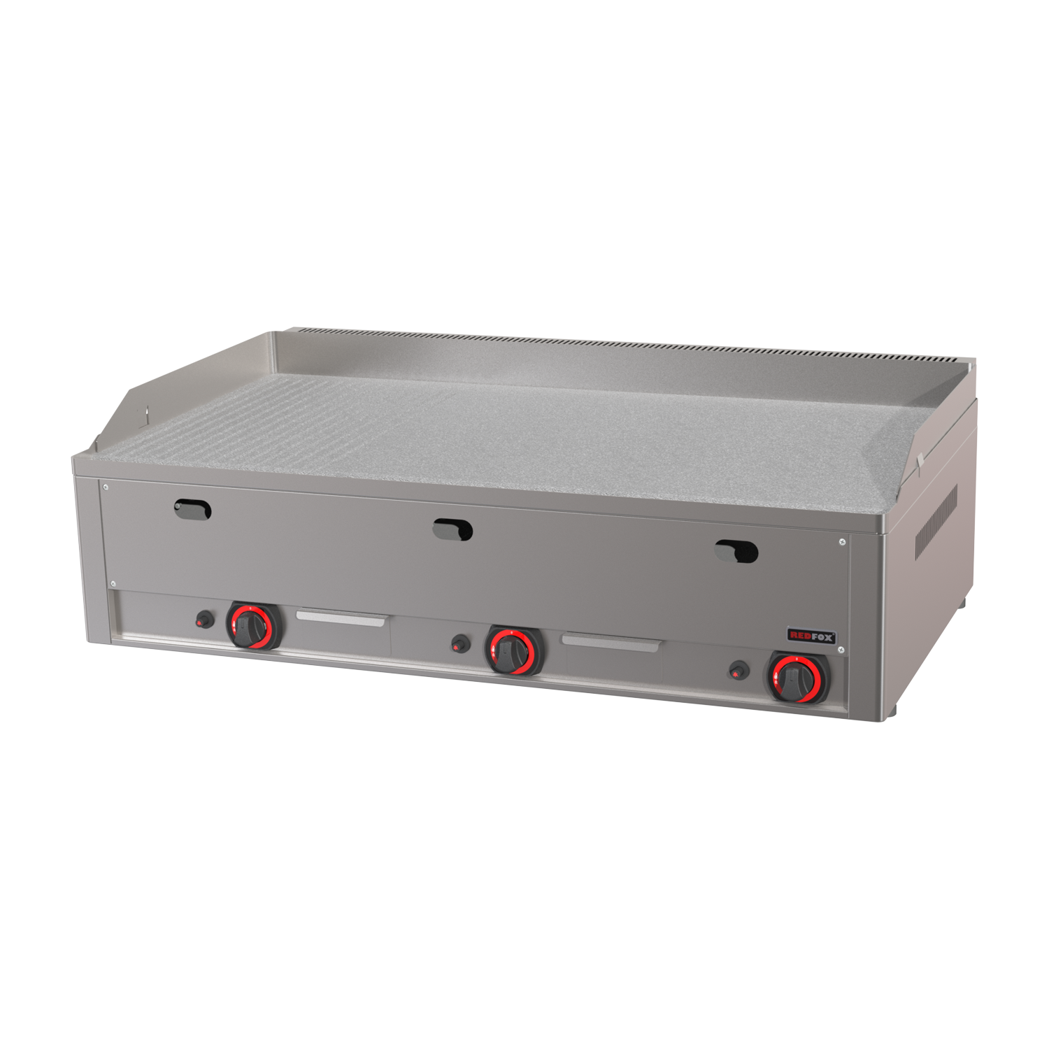 Grillplatte 97×48 Gas Durable Chrome kombiniert Tisch | REDFOX – FTHRC 90 G
