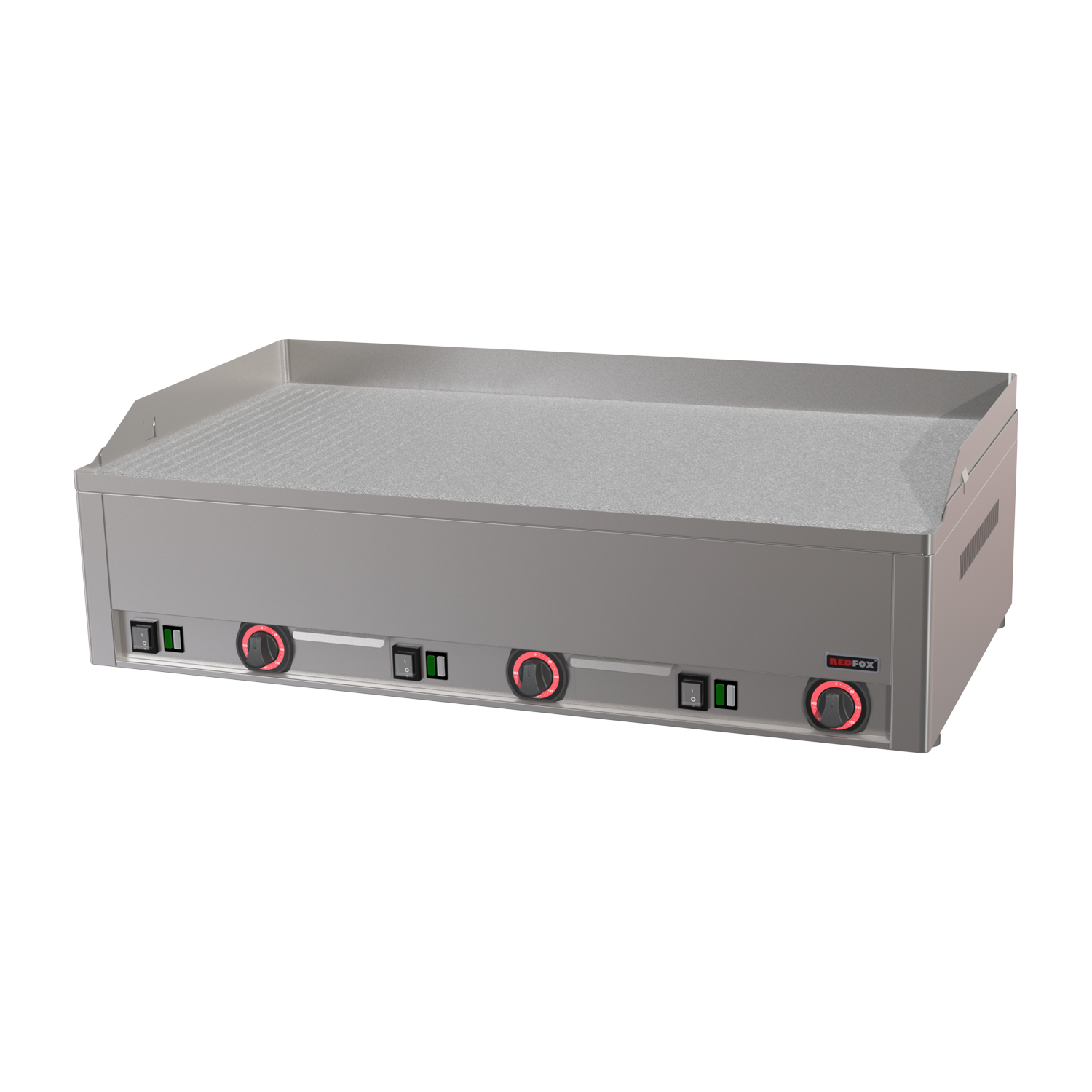 Grillplatte 97×48 elektrisch Durable Chrome kombiniert Tisch 400 V | REDFOX – FTHRC 90 E
