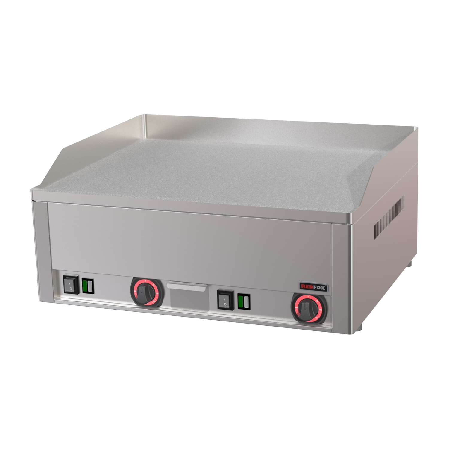 Grillplatte 65×48 elektrisch Durable Chrome glatt Tisch 400 V | REDFOX – FTHC 60 E