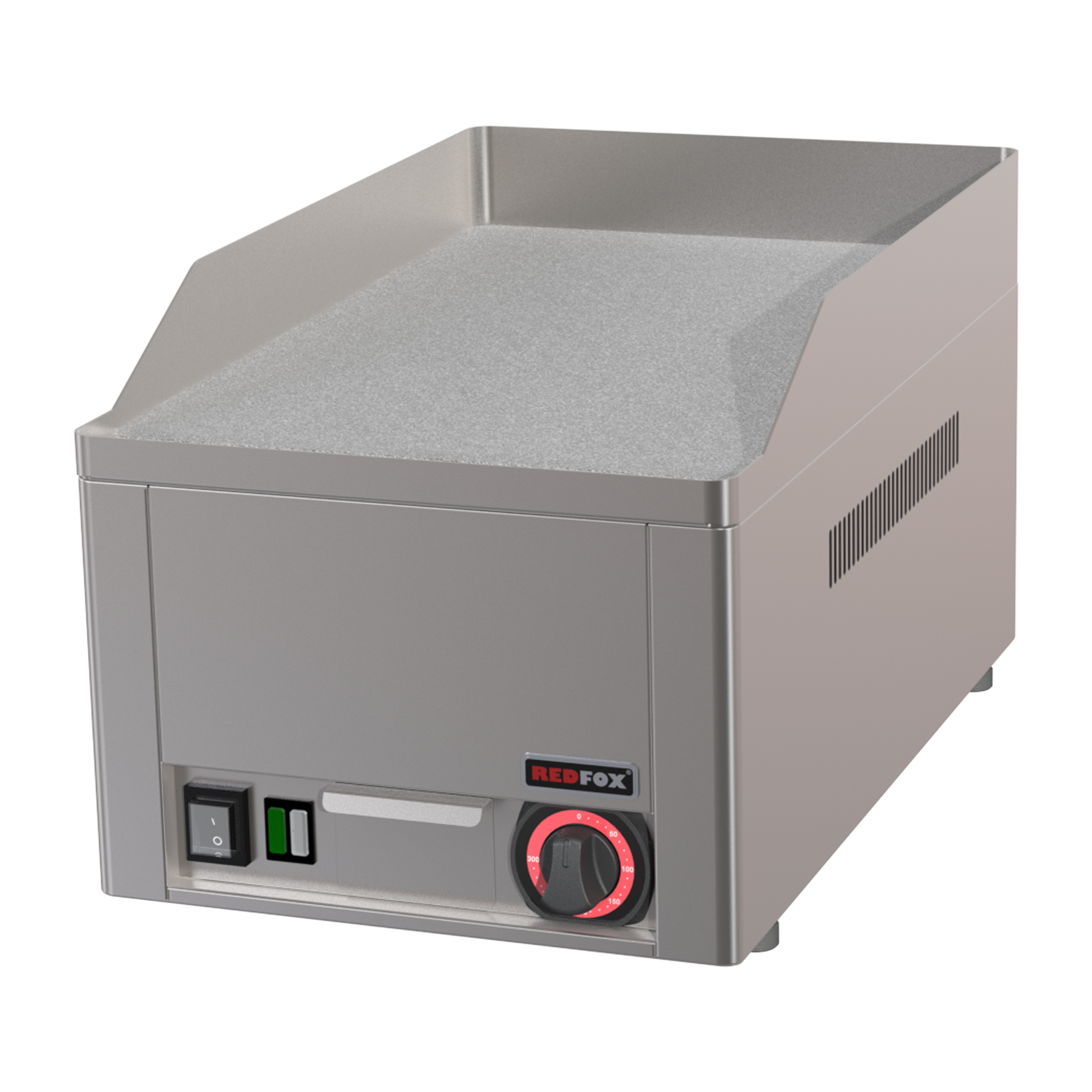 Grillplatte 32×48 elektrisch Durable Chrome glatt Tisch 230 V | REDFOX – FTHC 30 E