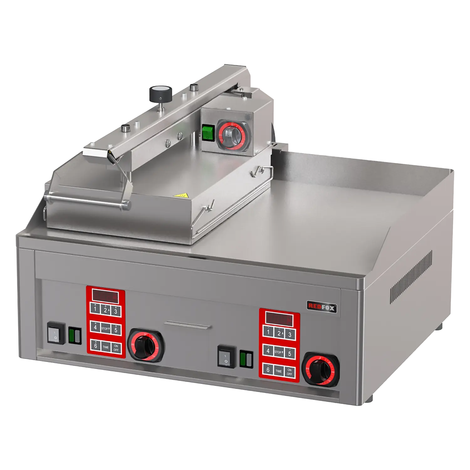 Halbautomatischer Steakgrill DURABLE CHROM | REDFOX – KDA 63 ED