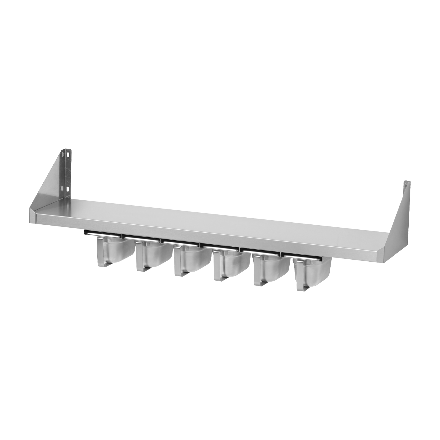 Regalboden mit Gewürzbehältern 6x GN 1/9 | REDFOX – PNK 102×96