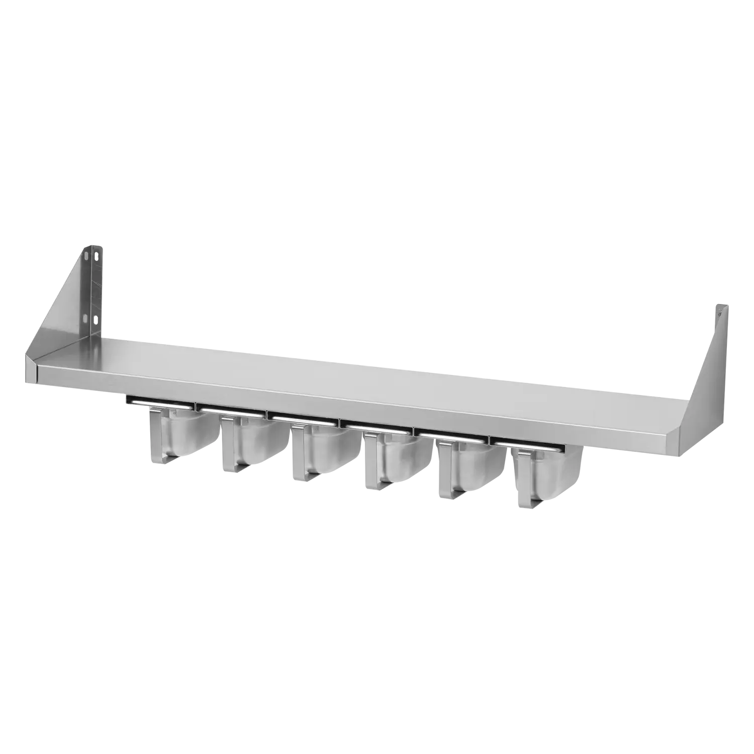 Regalboden mit Gewürzbehältern 5x GN 1/9 | REDFOX – PNK 82×95