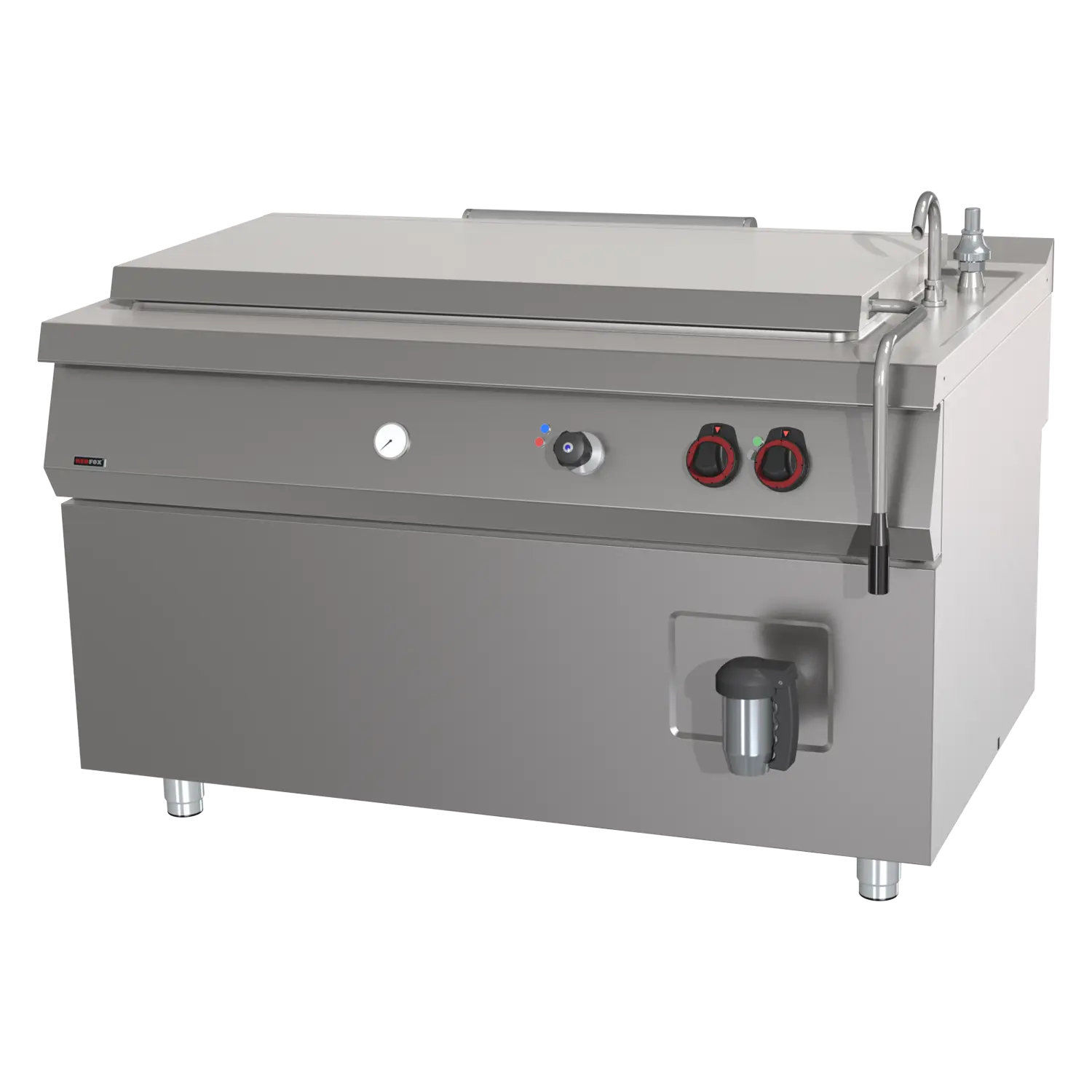 Indirekter elektrischer Großraumkessel 300 l mit automatischer Temperierung | REDFOX – BIQ 90/140 300 E AWF