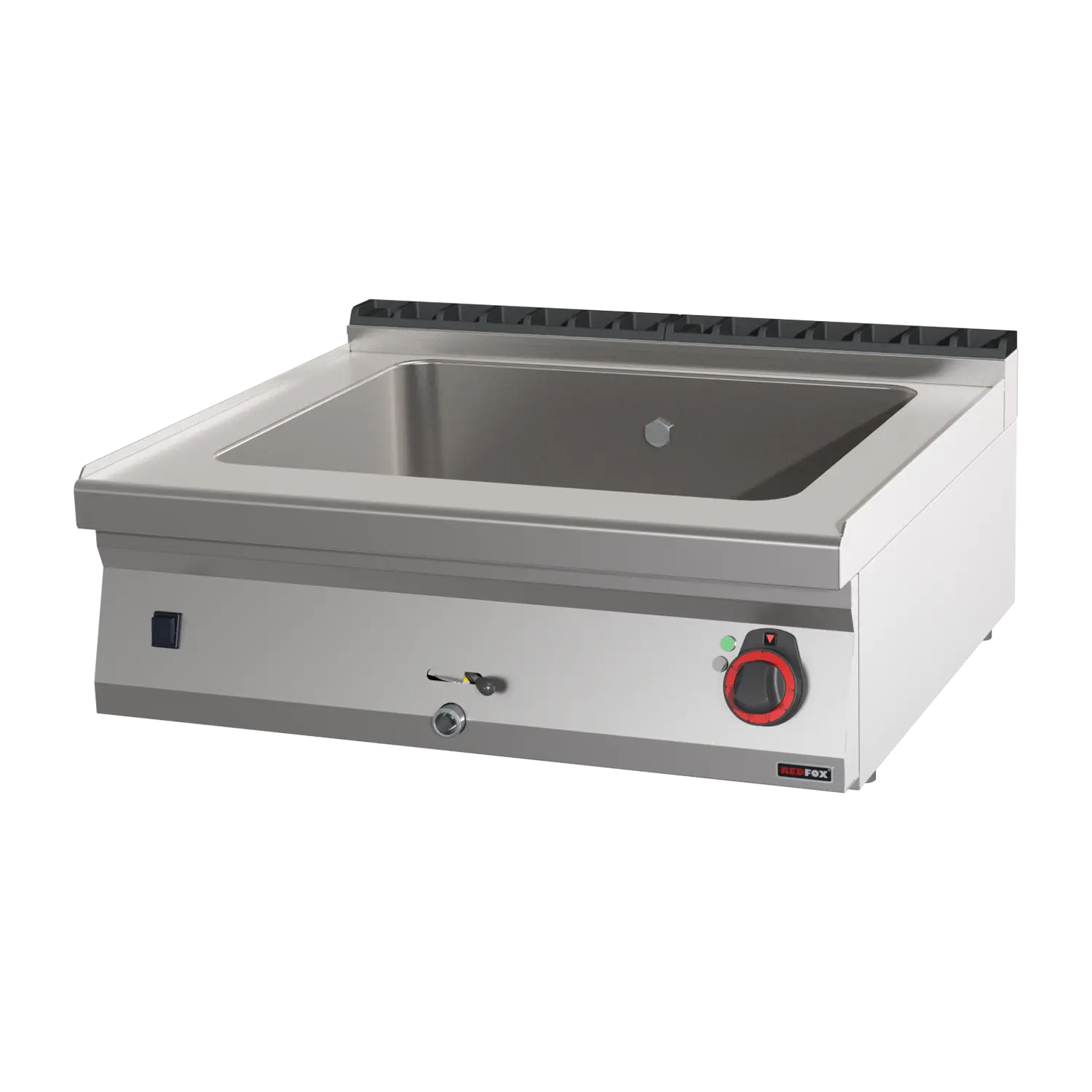 Bain Marie elektrisch GN 2/1 – 200 ohne Unterbau | REDFOX – BM 70/08 E