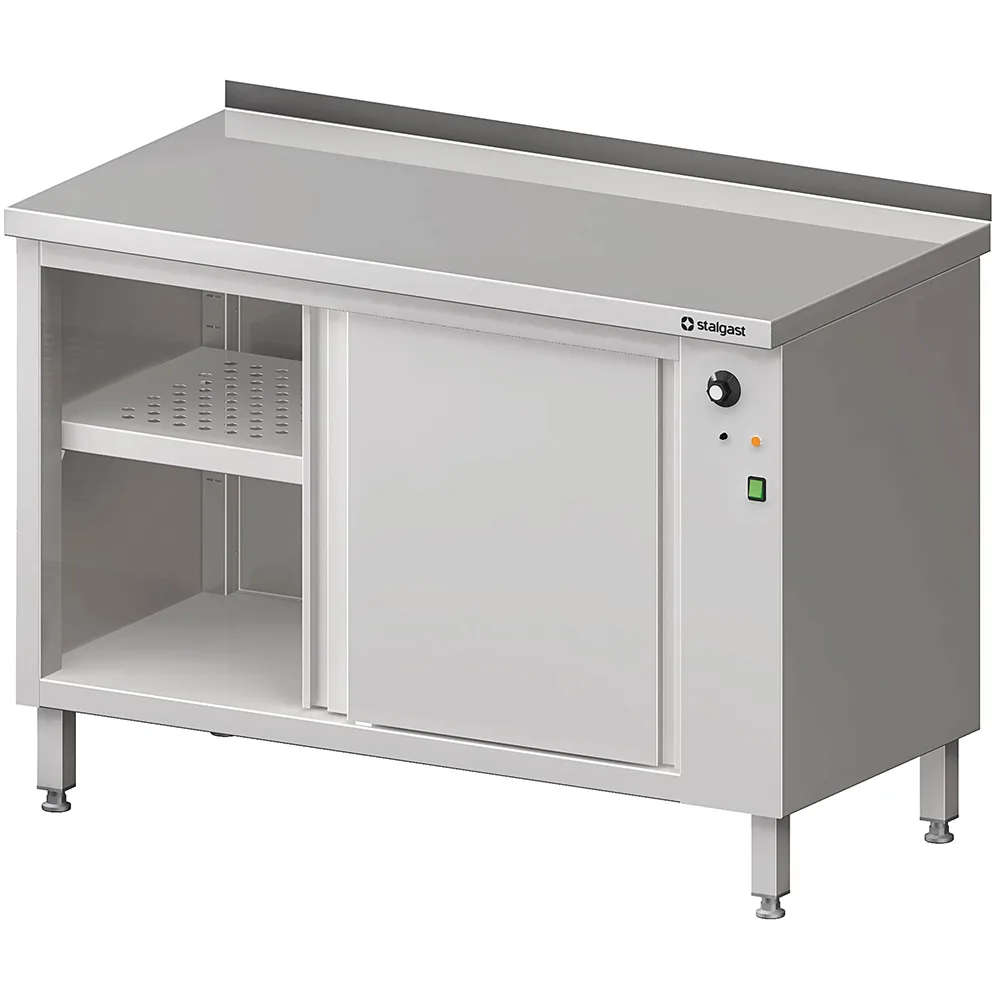 Wärmeschrank mit Schiebetüren 1500x700x850 mm mit Aufkantung