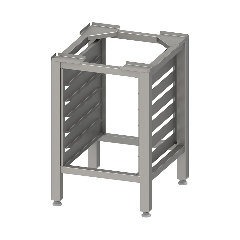 Untergestell mit 7 GN-EInschubschienen für STN-Compact, GN2/3, H=650 mm