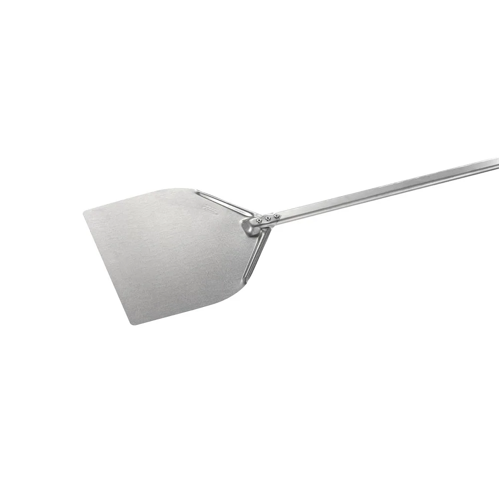 Pizzaschaufel aus Aluminium, eckige Schaufel 320×300 mm, Länge 1200 mm